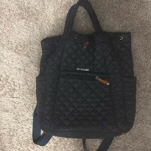 MZ Wallace Navy Blue Convertible Metro Backpack